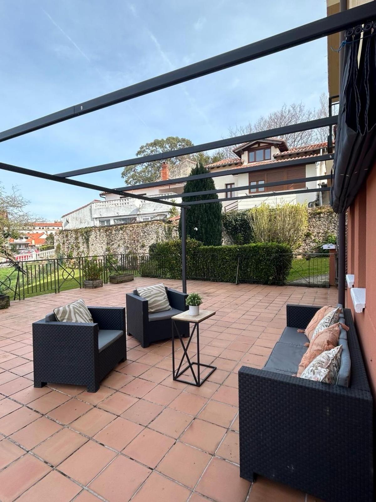 La Terraza Apartment Comillas Bagian luar foto