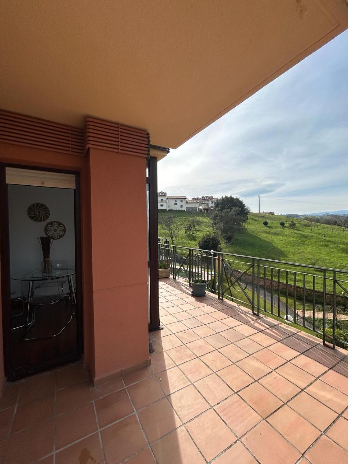 La Terraza Apartment Comillas Bagian luar foto